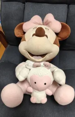 ミニーと羊のぬいぐるみセット