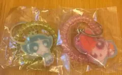 パワーパフガールズ ガチャガチャ スプリングゴムキーホルダー