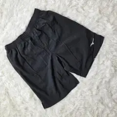 ミズノ　ハーフパンツ　S　インナー付き　スポーツウェア　ブラック