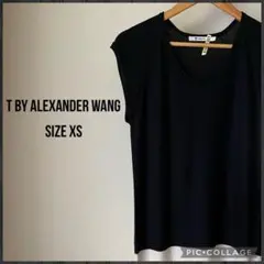 T by ALEXANDER WANG バイカラー 薄手ニット ワンピース