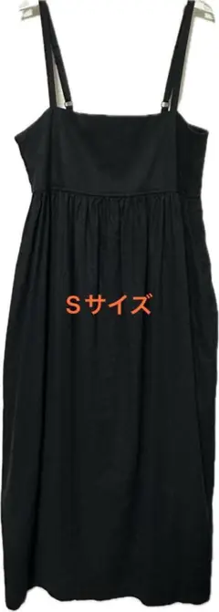 UNIQLO リネンブレンドギャザーキャミソールワンピース　Sサイズ