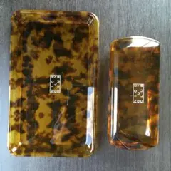 セルロイド製のメガネケース&トレイ