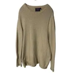 TOPMAN ベージュ ニットセーター Mサイズ
