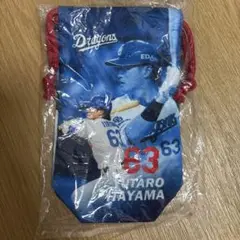 板山祐太郎　ドラゴンズガチャ　縦長きんちゃく