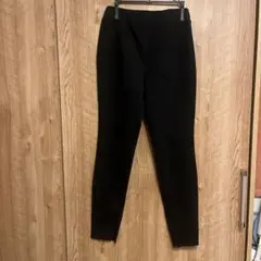 PLSTプラステ スキニーパンツ XS 黒 ブラックポンチスリットレギンスパンツ