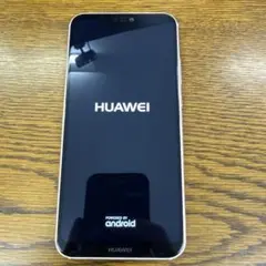 HUAWEI Android スマートフォン 本体　④ 裏面シール後ややあり