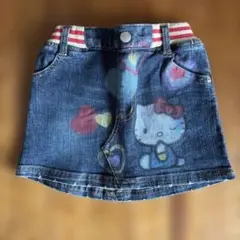 ハローキティ デニムスカート 95cm