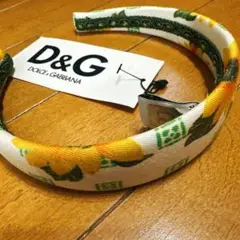 DOLCE & GABBANA 花柄ヘアバンド