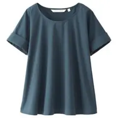 【未使用】UNIQLO AND LEMAIRE　綿100Tブラウス　Sサイズ　緑