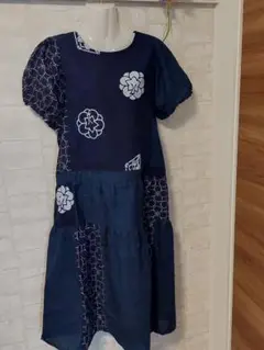 浴衣リメイクワンピース