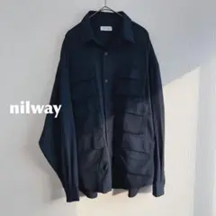 nilway 6ポケットルーズ長袖シャツ　m321