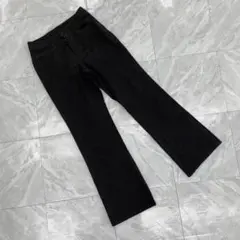 SWEET FIT by BOBSON ストレートデニムパンツ ブラック