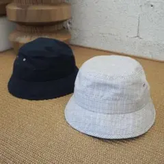 PWA MICRO CHECK POD-HAT L ハット プア