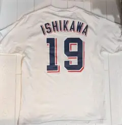 東京ヤクルトスワローズ 石川雅規 Tシャツ ユニフォーム L Majestic