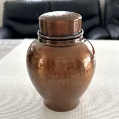 新品未使用 茶器セット 英純堂 桃山古色 純銅製 純錫メッキ（内側） 英純堂 (エイジュンドウ) 茶器揃え 桃山古色 鎚起銅器