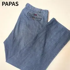 【PAPAS】パパス 美品 大きいサイズ デニム ジーンズ 54