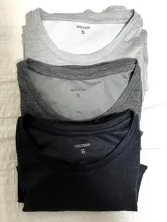 sporsium 半袖シャツ Sサイズ 3枚セット