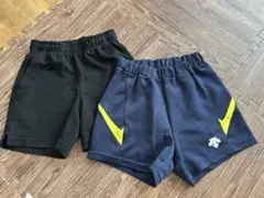 お値下げ140cmDESCENTEハーフパンツ 、洗い替え用ハーフパンツ即日発送