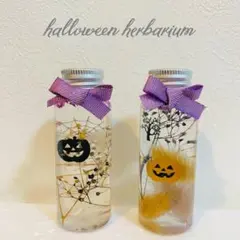 【1000円均一】ハロウィンハーバリウム2点セット