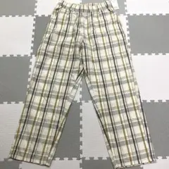 未使用タグ付き　チェック柄カジュアルパンツ　coen コーエン シェフパンツ L