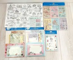 【新品未開封】ディズニー　手書き風　ファンマップ　フード　文房具