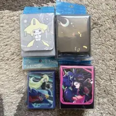 ポケモンカード デッキケース&デッキシールドジラーチ　ブラッキー　マリィ　シロナ