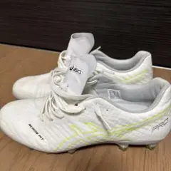 アシックスDSライトacross pro2 ホワイトイエロー25.5cm