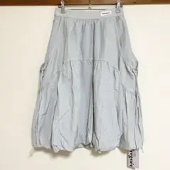 【poiregnée ポワニェ】バルーンスカート ライトグレー 新品未使用