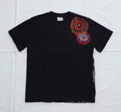 美品　花旅楽団　花火　Ｔシャツ　サイズM　和柄　刺繍