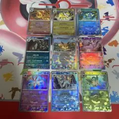 ブイズ　イーブイ　ブラッキー　9枚セット