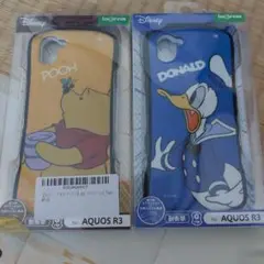 ディズニー AQUOS R3 ハードケースカバ一