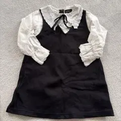 【値下げ中】GREEN LABEL RELAXING 黒 ワンピース 100cm