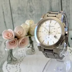 【電池交換済.】BURBERRY バーバリー BU9350 クロノグラフ 腕時計 BURBERRY - 【電池交換済み】BURBERRY バーバリー BU9350 腕時計