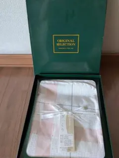 新品未使用ロフテー快眠倶楽部フラットシーツざっくり綿コットン睡眠ベット眠りナイト