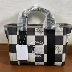【新品】JUN&ROPE チェッカープリントカートバッグ