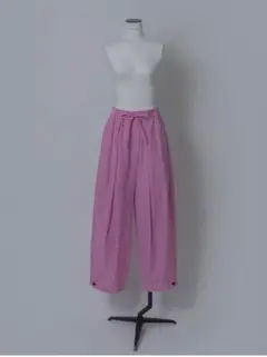 lohen ローヘン　RANDOM TACK STRING PANTS ピンク