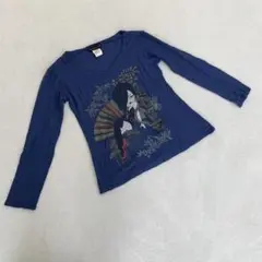 ⭐️クリスティーナガビオリ⭐️プリントシャツ 長袖 Vネック カジュアル
