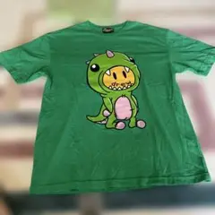 drew house 恐竜プリント Tシャツ M グリーン
