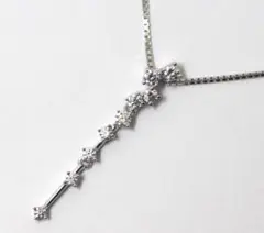 【TASAKI】タサキ K18WG ダイヤ合計0.36ct ネックレス 田崎真珠