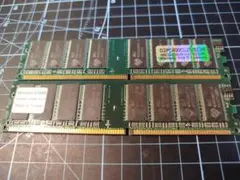 SDRAM メモリ 512MB 2枚 DIMM PC3200(DDR400)