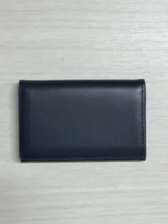 ネイビー レザー 名刺入れ