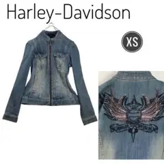 Harley-Davidson ハーレーダビッドソン 刺繍 デニムジャケット