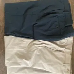 ユニクロ　感動パンツ/コットンライク　(ウエスト73cm/レングス 76cm)