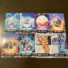 カードダス　ポケモンアドバンスジェネレーション　ポケモン図鑑カード　8枚セット