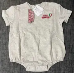 Little Weekend イタリア地図　半袖ロンパース　新品未使用品