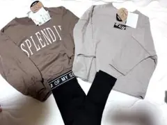 【新品】ANAP キッズ服　ロンT レギンス