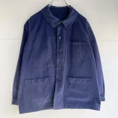 60s 70s フランス軍 カバーオール ワークジャケット ワークウェア ユーロ