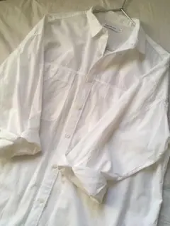 美品◆ アメリカンホリック　シャツ　ロング　チュニック　白　ホワイト