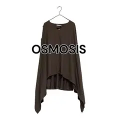 【新品】OSMOSIS/オズモーシス 変形ノースリーブチュニック フリーサイズ