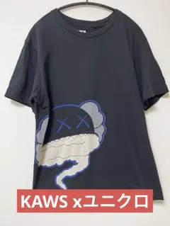 カウズxUT Tシャツ ブラック　L